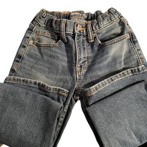 Old Navy Blue Jeans Size 8 Child Straight elastic back Build in flex